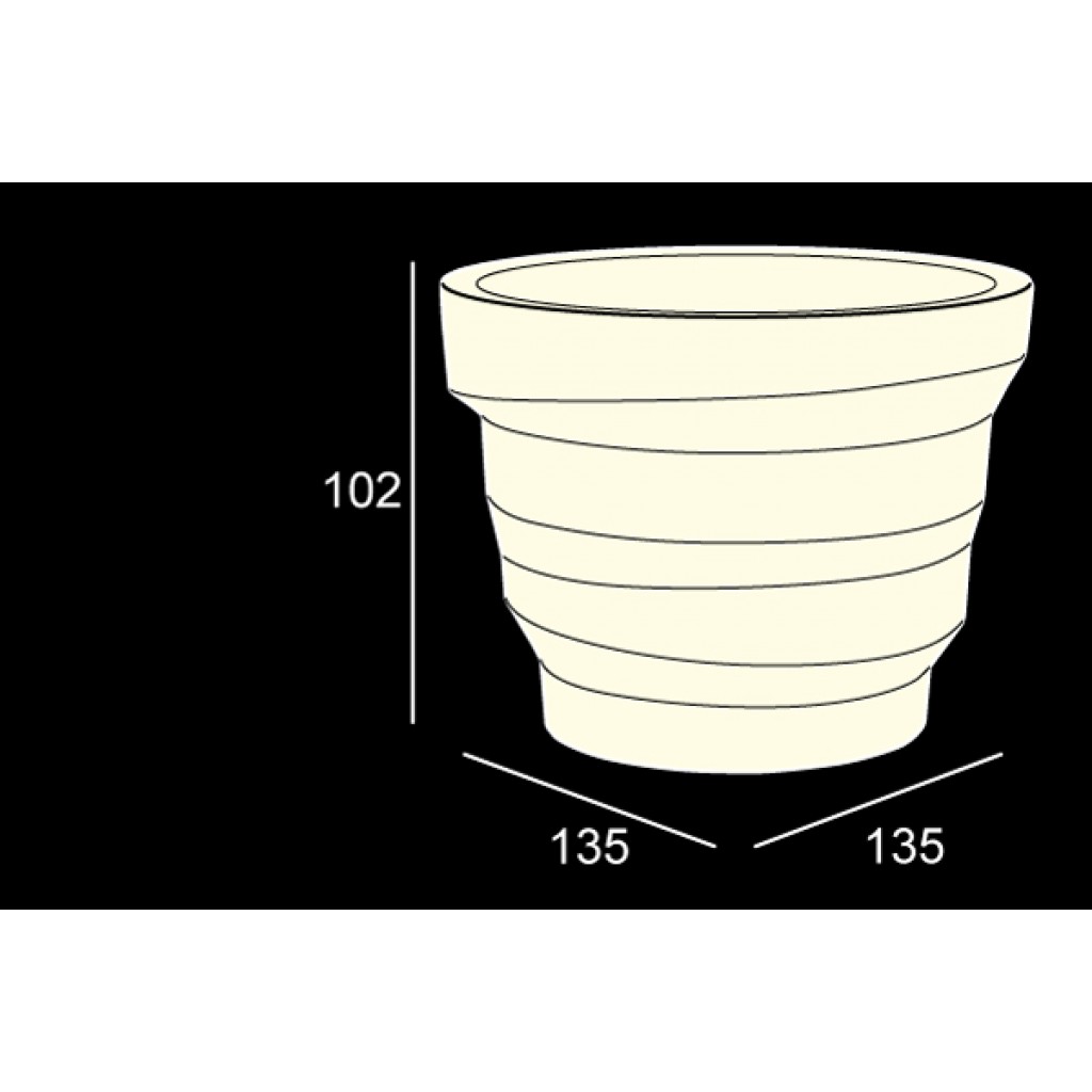 Vaza decorativa iluminata Rebelot Light - Nuovo Design